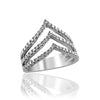 14K White gold fashion diamond ring