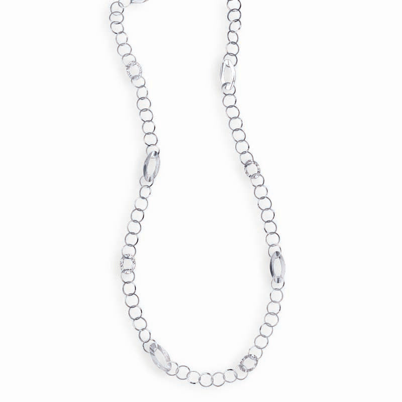 STERLING SILVER LONG NECKLACE