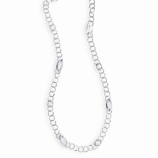 STERLING SILVER LONG NECKLACE