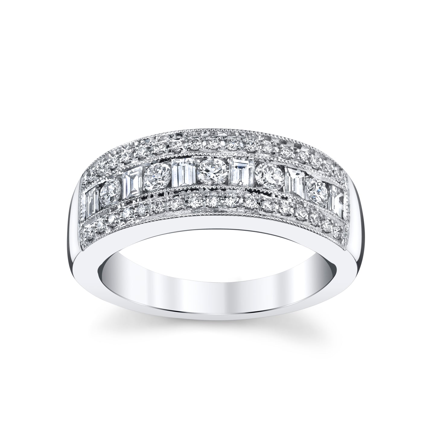 14K White Gold Fashion Diamond Ring
