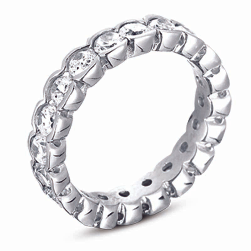 STERLING SILVER ETERNITY BAND
