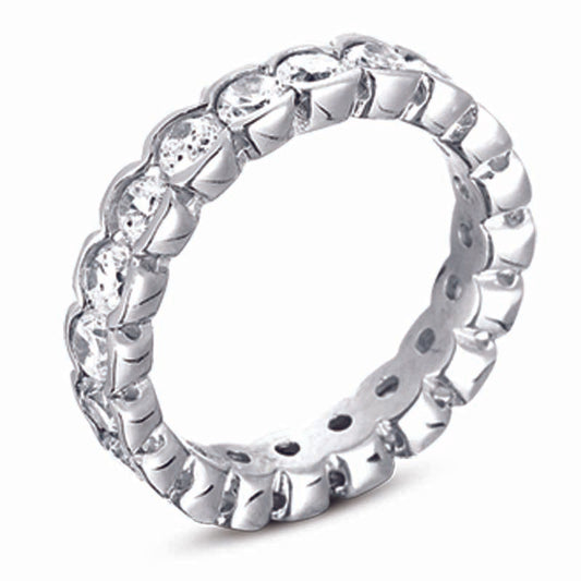 STERLING SILVER ETERNITY BAND