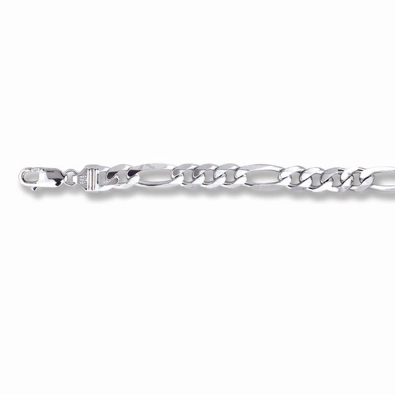STERLING SILVER FIGARO CHAIN