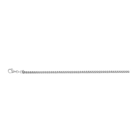 14K White Gold 1.5mm Franco Chain