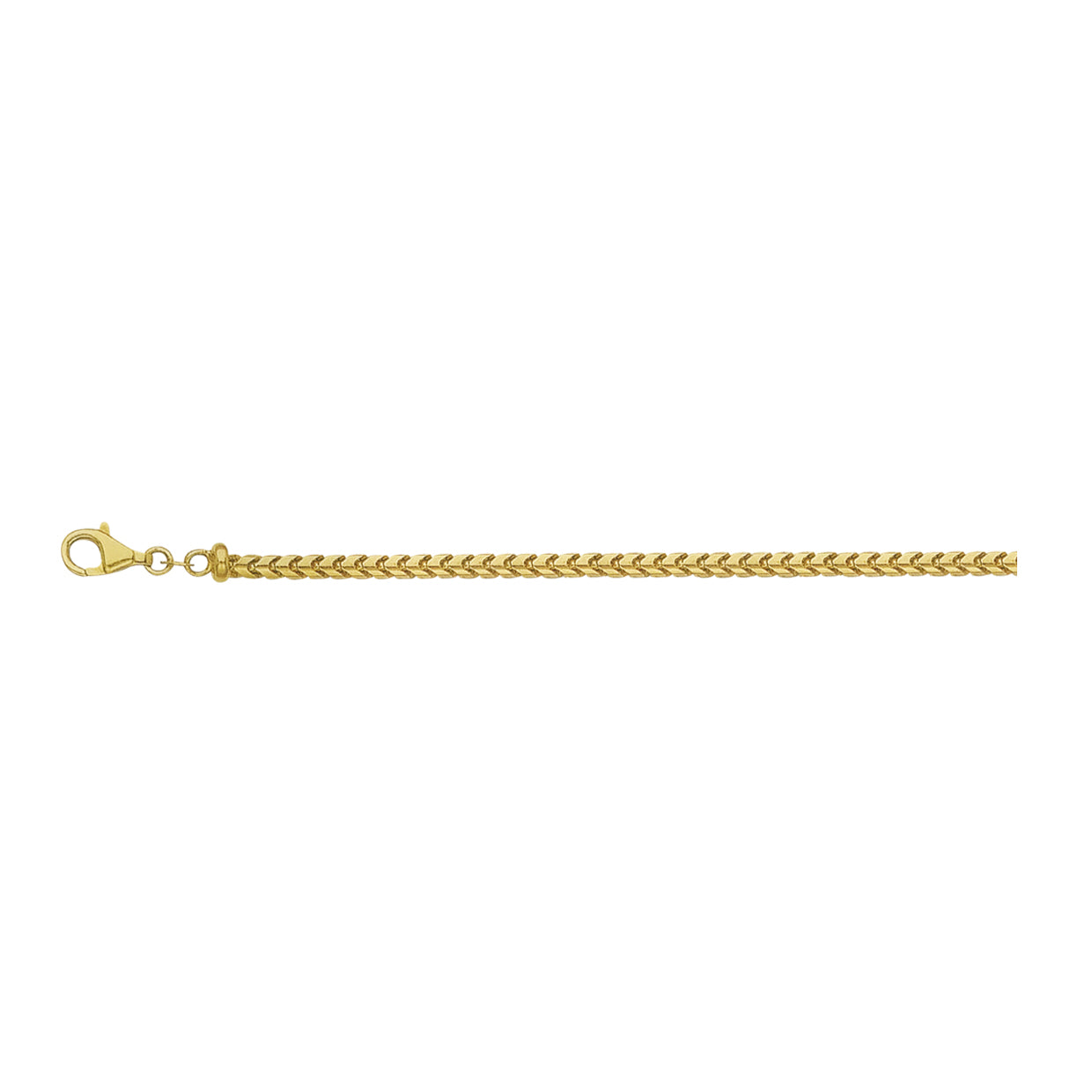 14K Yellow Gold 2mm Franco Chain