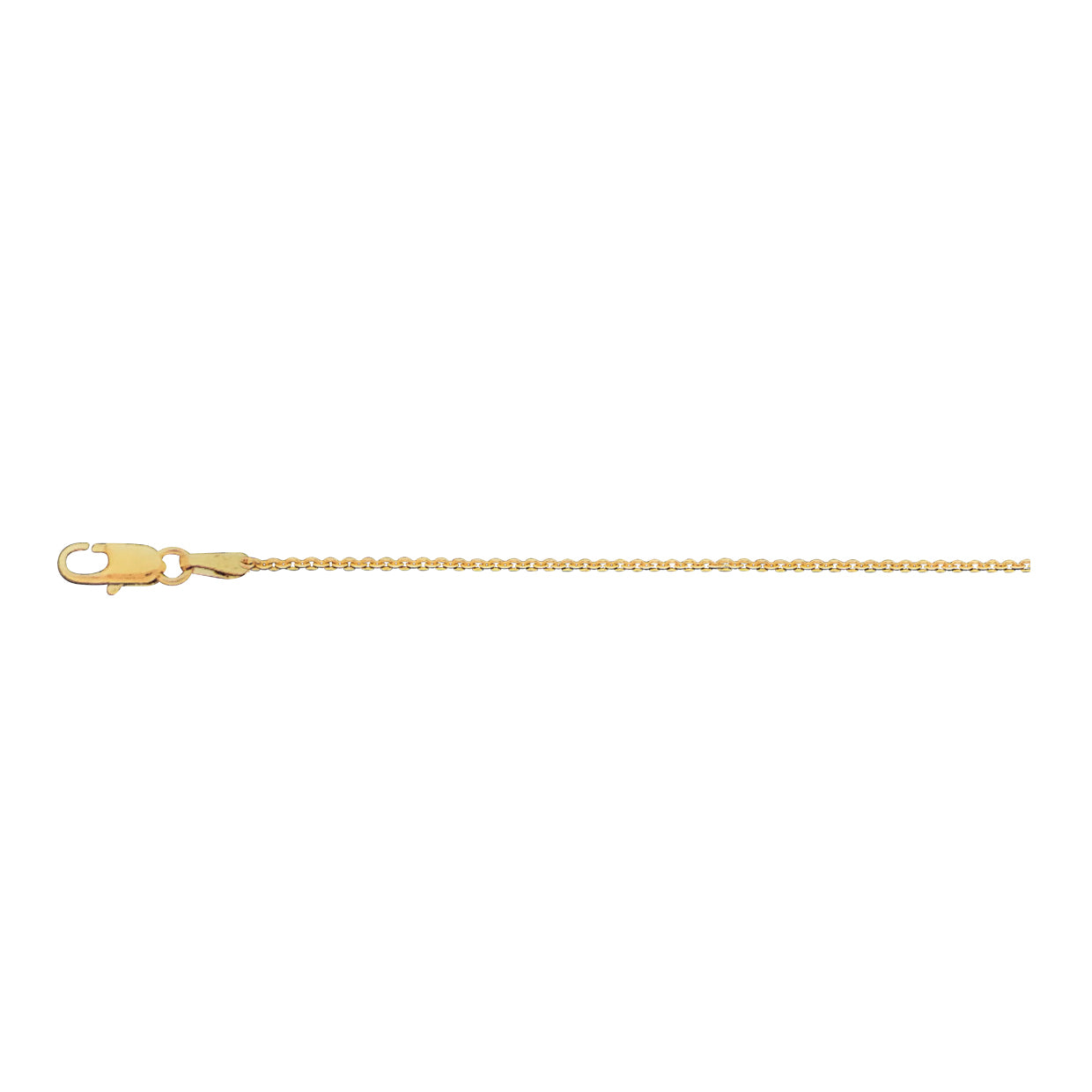 14K Yellow Gold 0.70mm Cable Chain