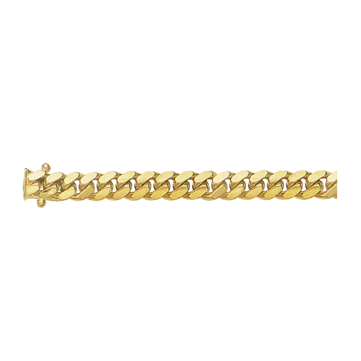 14K Yellow Gold 8.5mm Cuban Chain