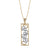 14K Two Tone "Amor" Necklace