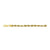 14K Yellow Gold 3mm Diamond Cut Rope Chain