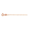 14K Rose Gold 1mm Singapore Chain