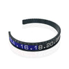Stainless Steel Blue and Black Watch Speedometer Bracelet