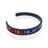 Stainless Steel Red and Blue Watch Speedometer Bracelet