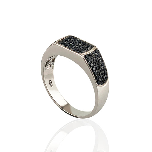 925 Sterling Silver Men's Signet Ring