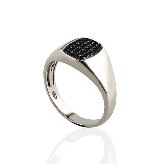 925 Sterling Silver Men's Signet Ring