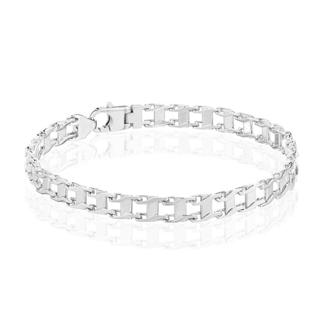 Men's Railroad Track Bracelet