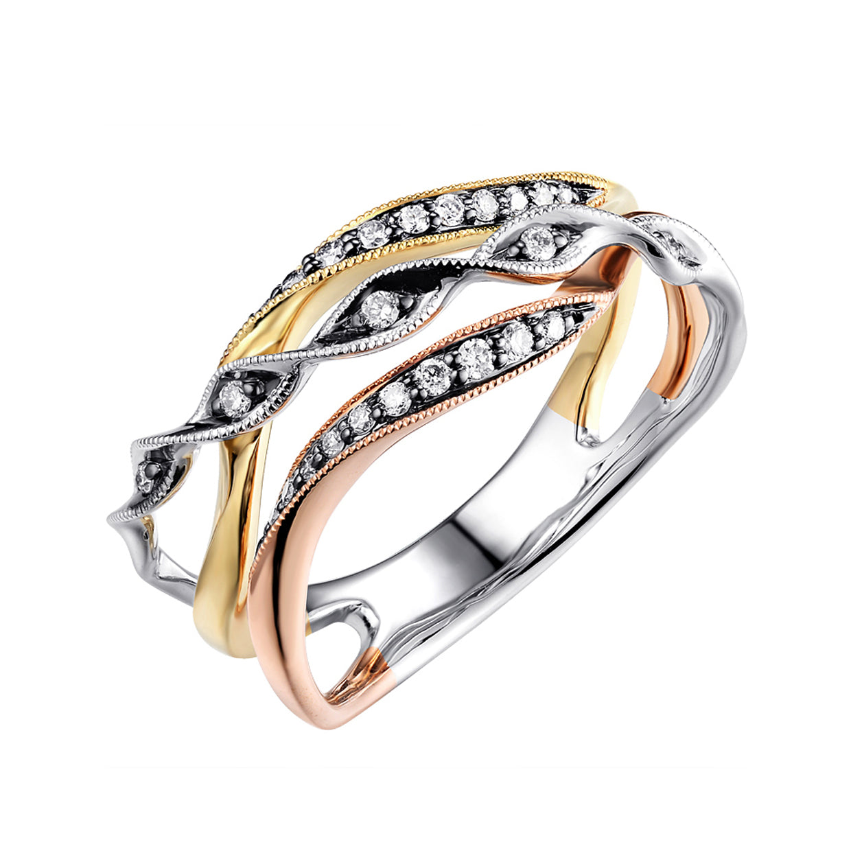 18K White Gold Fashion Duchess Right Hand Ring - LP2243-W - Simon G.