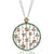 18K White Gold Necklace with Diamonds And Tsavorite