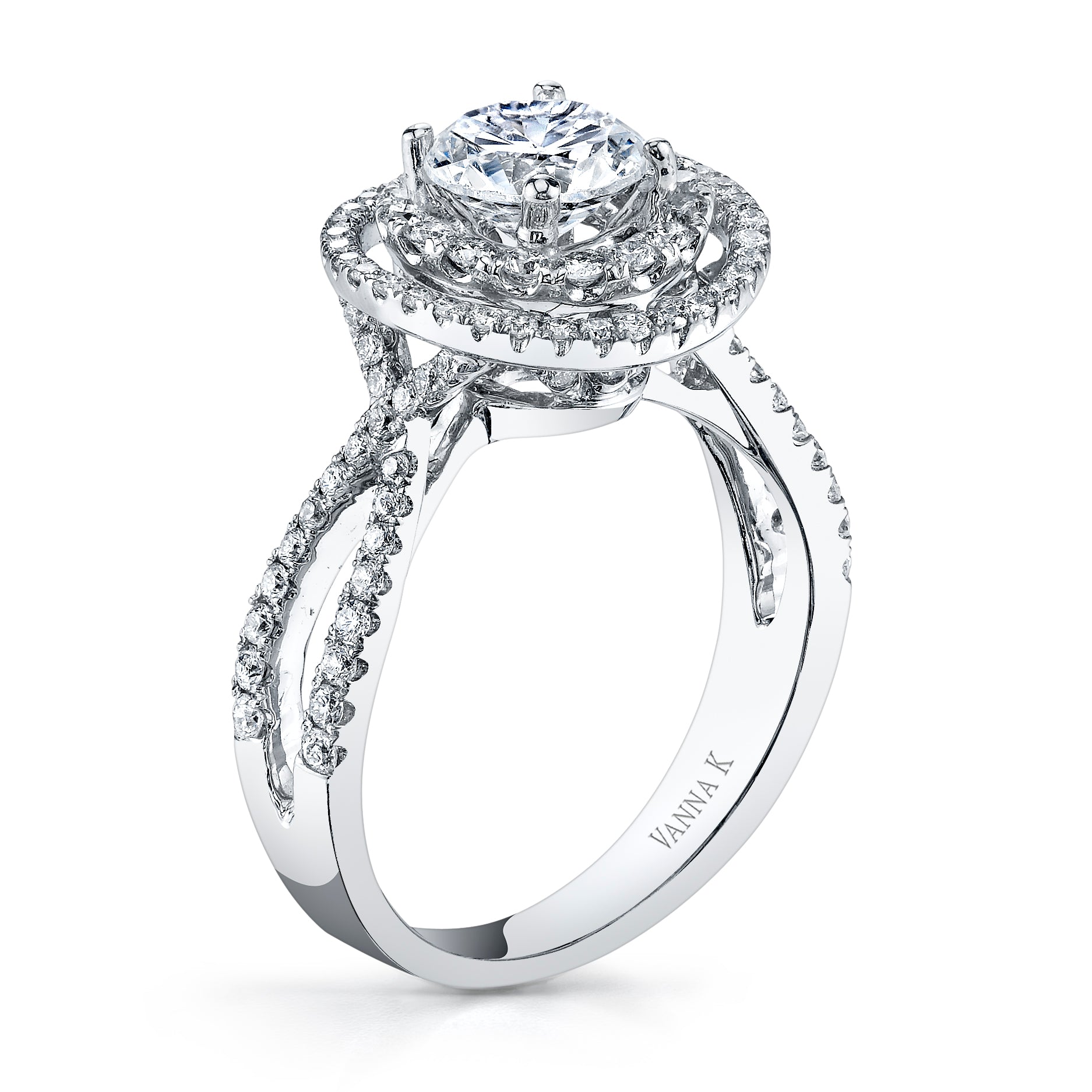 18ct white gold diamond halo ring discount