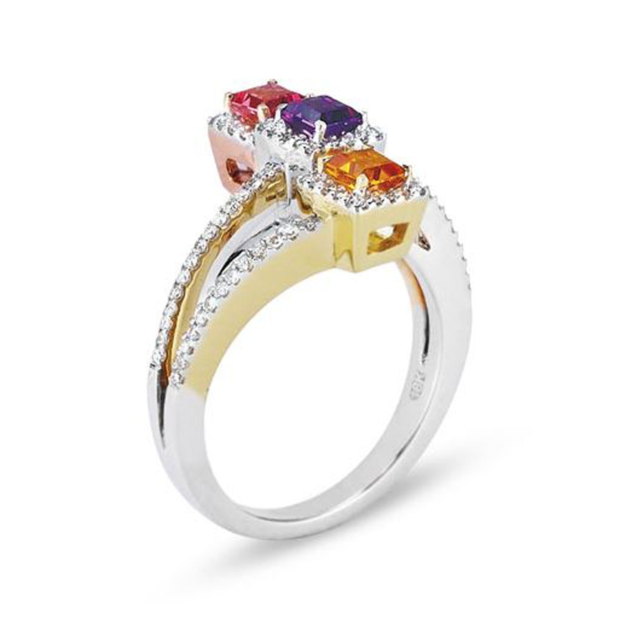 June Birthstone Ring in 14K White Gold MCJ04630 - Ramsey's Diamond Jewelers