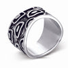 STERLING SILVER RING WITH DESIGN