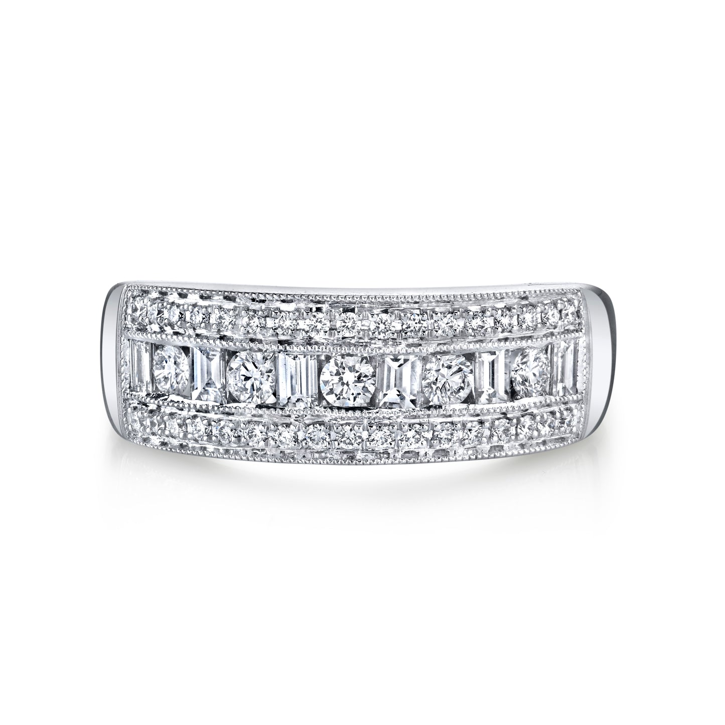 14K White Gold Fashion Diamond Ring