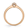 14K Rose Gold Solitaire Diamond Engagement Ring