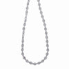 STERLING SILVER PUFFED LINK CHAIN