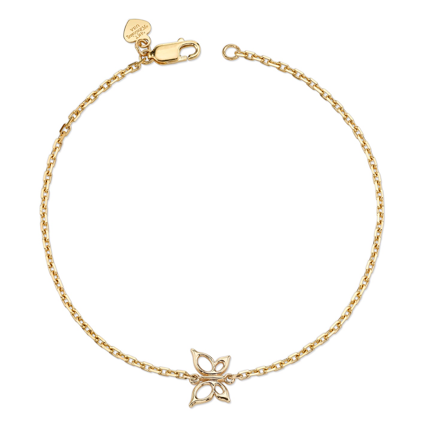 Kids Gold Starfish Theme Charm Bracelet – Kidz Gemz