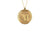 14K Yellow Gold 15mm Round Chai Medal