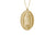 14K Yellow Gold 9x13mm Oval Mary Medal