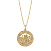 14K Yellow Gold Saint Christopher Necklace