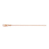 14K Rose Gold 0.70mm Cable Chain