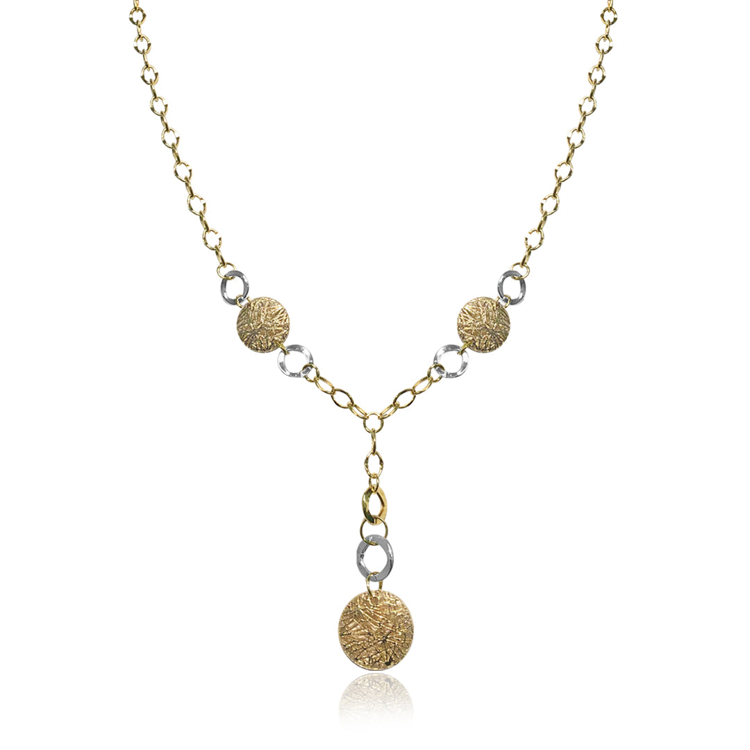 14K Two-Tone Diamond Necklace – STATE STREET JEWELRY