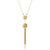 14K Two tone long necklace