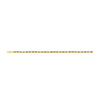 14K Yellow Gold 1.5mm Diamond Cut Rope Chain