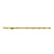 14K Yellow Gold 4mm Anchor Chain
