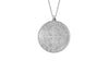 925 STERLING SILVER 12MM ROUND ST. BENEDICT MEDAL