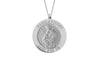 925 STERLING SILVER 18MM ROUND ST. ANTHONY MEDAL
