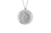 925 STERLING SILVER 15MM ROUND ST. ANTHONY MEDAL