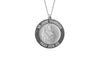 925 STERLING SILVER 15MM ROUND ST. JUDE THADDEUS MEDAL