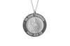 925 STERLING SILVER 18MM ROUND ST. JUDE THADDEUS MEDAL