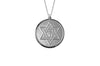 925 STERLING SILVER 15MM ROUND STAR OF DAVID CHAI MEDAL