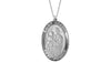 925 STERLING SILVER 15x22MM OVAL ST. JOSEPH MEDAL