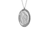 925 STERLING SILVER 15x22MM OVAL ST. ANTHONY MEDAL