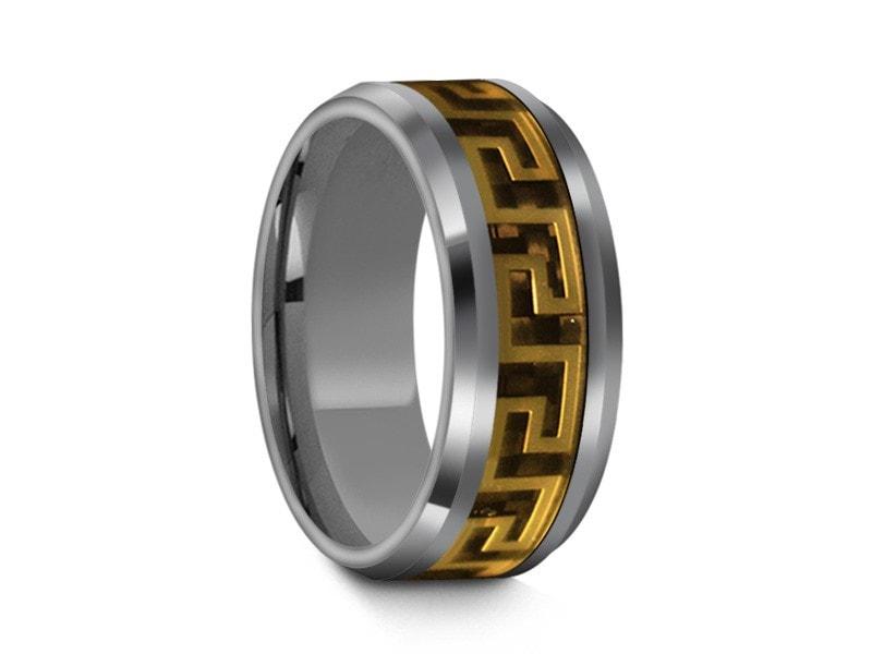 The Ridge | 24 Karat Gold Beveled Ring