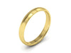3MM 14K YELLOW GOLD COMFORT FIT DOMED WEDDING BAND