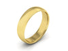 5MM 14K YELLOW GOLD COMFORT FIT DOMED WEDDING BAND
