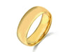 8MM 14K YELLOW GOLD COMFORT FIT DOMED WEDDING BAND